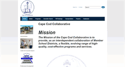 Desktop Screenshot of capecodcollaborative.org