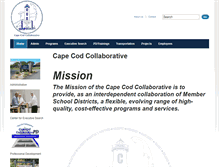 Tablet Screenshot of capecodcollaborative.org